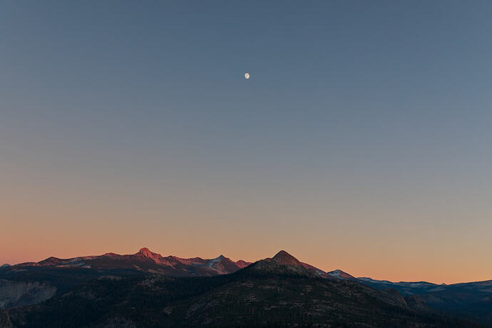 Sunset at Glacier Point