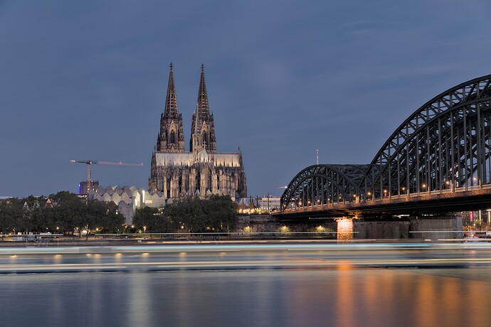 Cathedral on the Rhine (Night)